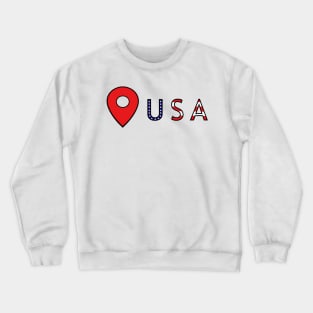 Here in USA Crewneck Sweatshirt